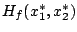 $H_f (x_1^*,x_2^*)$